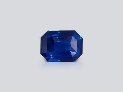 0.88ct Royal Blue Sapphire, Octagon Step Cut